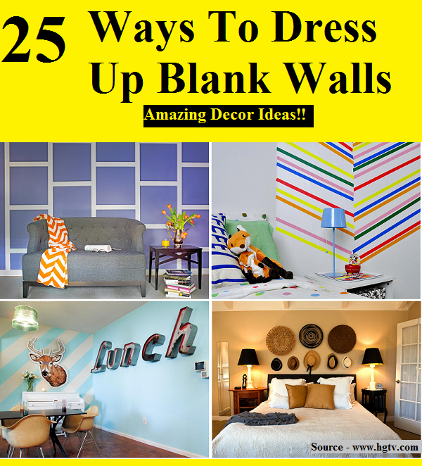 25 Ways To Dress Up Blank Walls