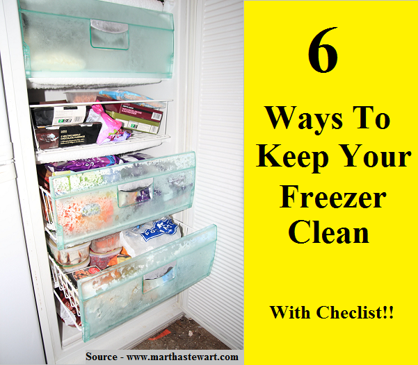 6 Ways To Keep Your Freezer Clean