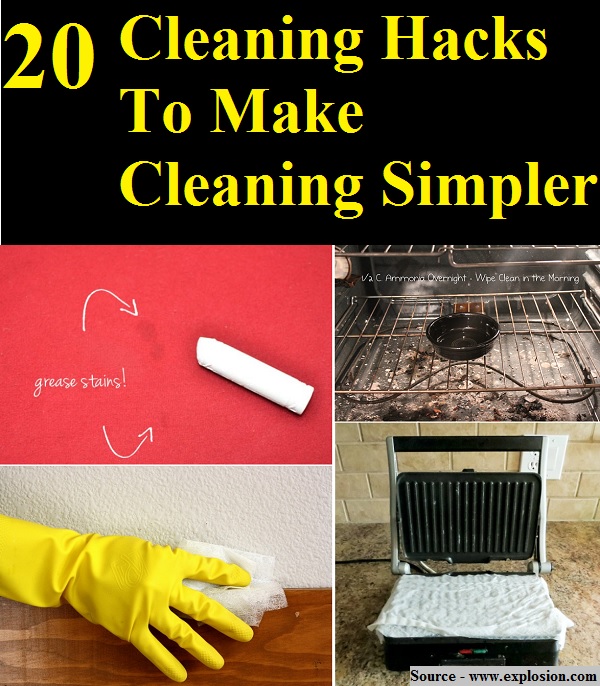20 Cleaning Hacks To Make Cleaning Simpler