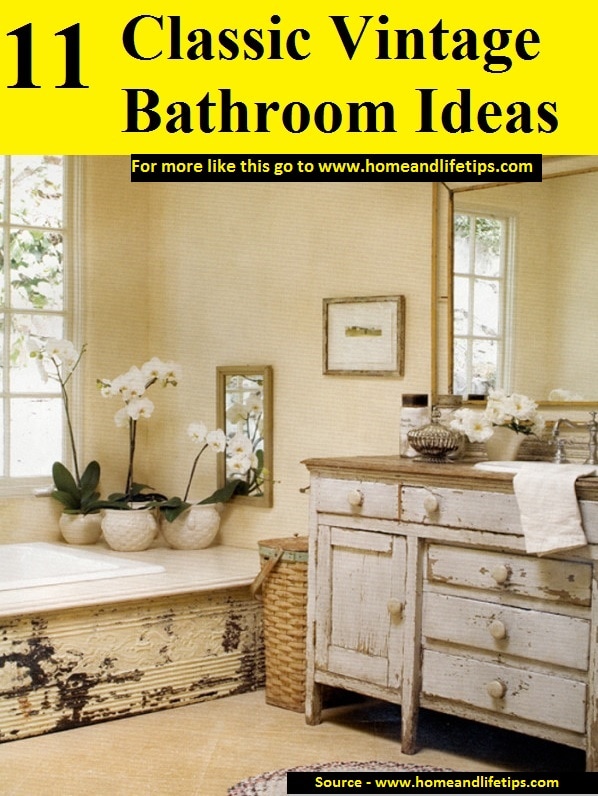 11 Classic Vintage Bathroom Ideas