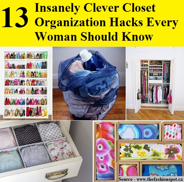 13 Insanely Clever Closet Organization Hacks Every Woman Should Know