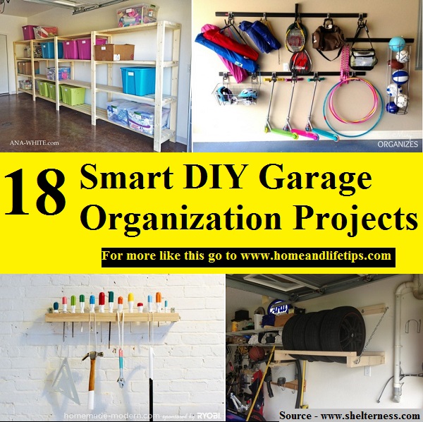18 Smart DIY Garage Organization Projects