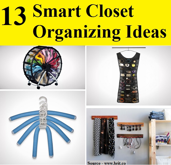 13 Smart Closet Organizing Ideas