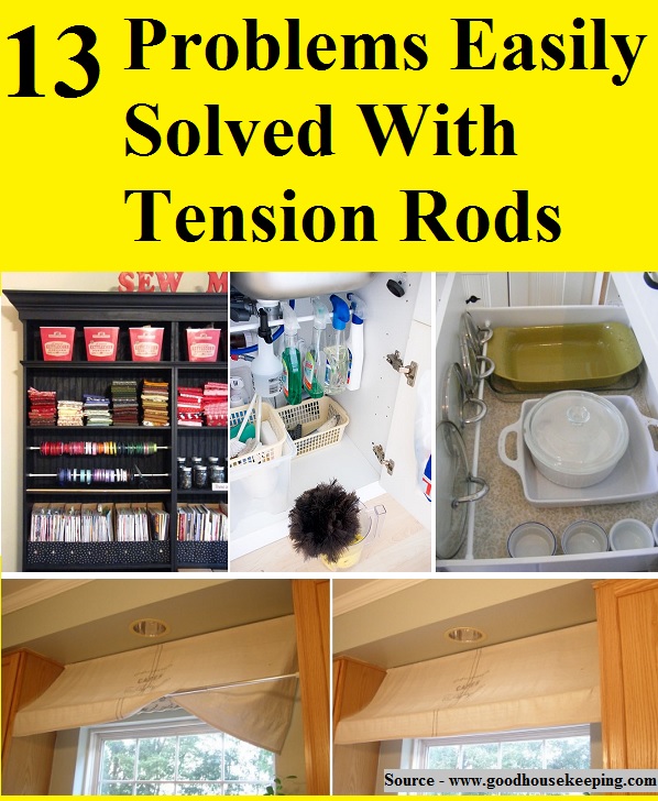 13 Problems Easily Solved With Tension Rods