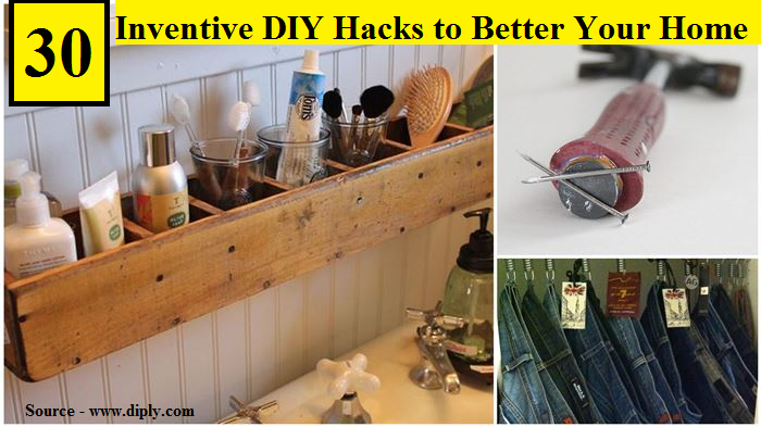 30 Inventive DIY Hacks to Better Your Home