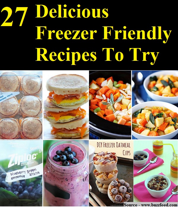 27 Delicious  Freezer Friendly Recipes To Try