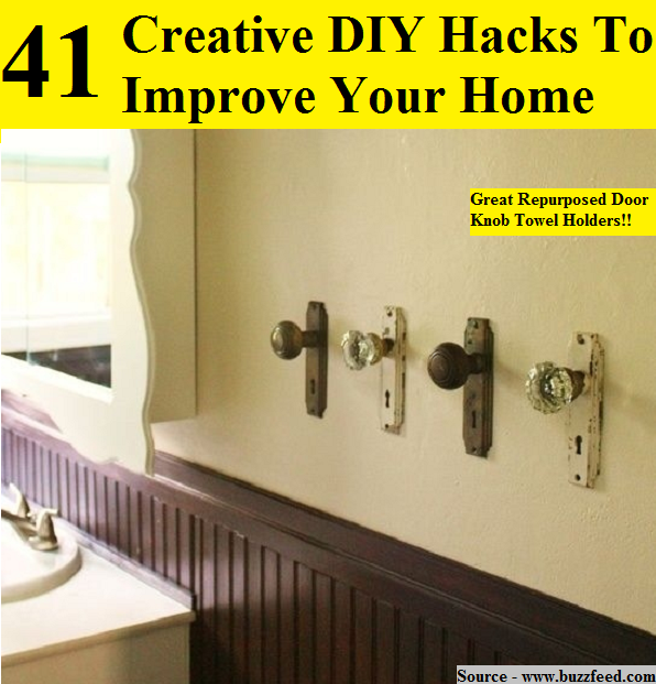 41 Creative DIY Hacks To Improve Your Home