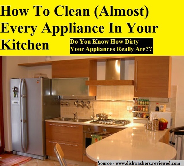 How To Clean (Almost) Every Appliance In Your Kitchen