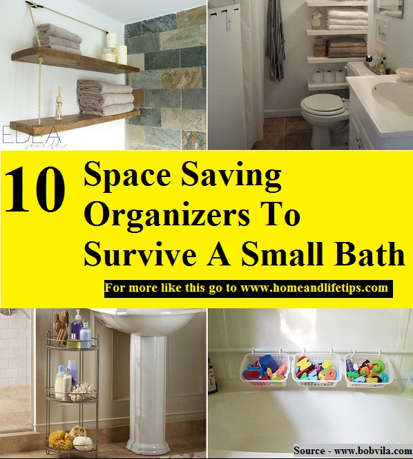 10 Space Saving Organizers To Survive A Small Bath