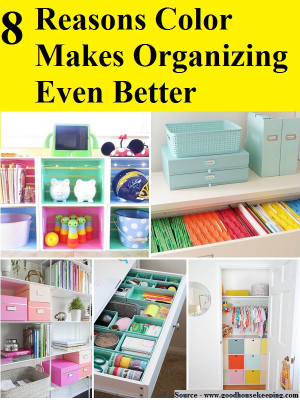 8 Reasons Color Makes Organizing Even Better