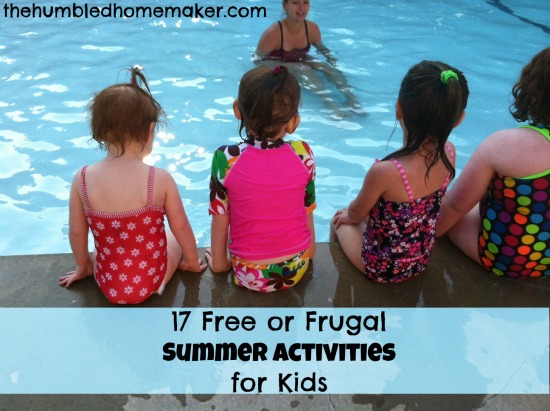 17 Free or Frugal Summer Activities for Kids