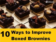 10 Ways to Improve Boxed Brownies