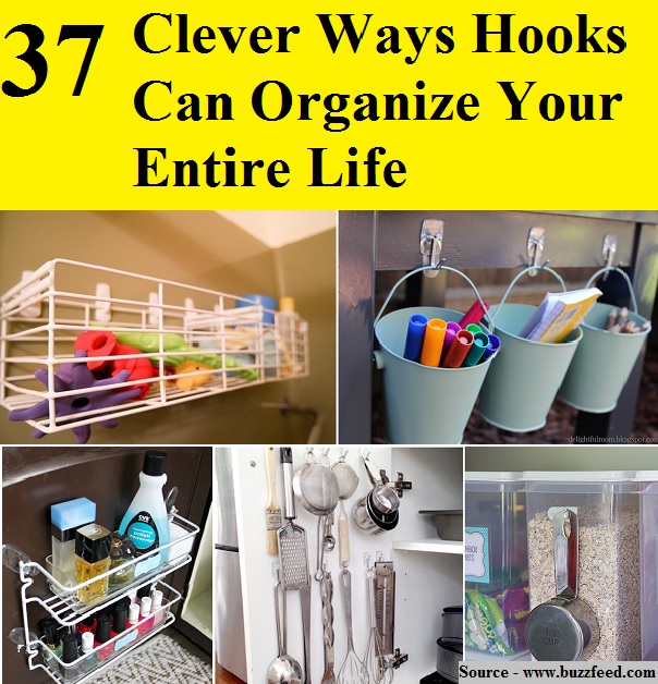 37 Clever Ways Hooks Can Organize Your Entire Life