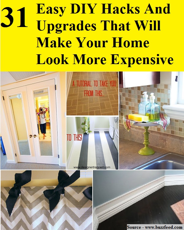 31 Easy DIY Upgrades That Will Make Your Home Look More Expensive