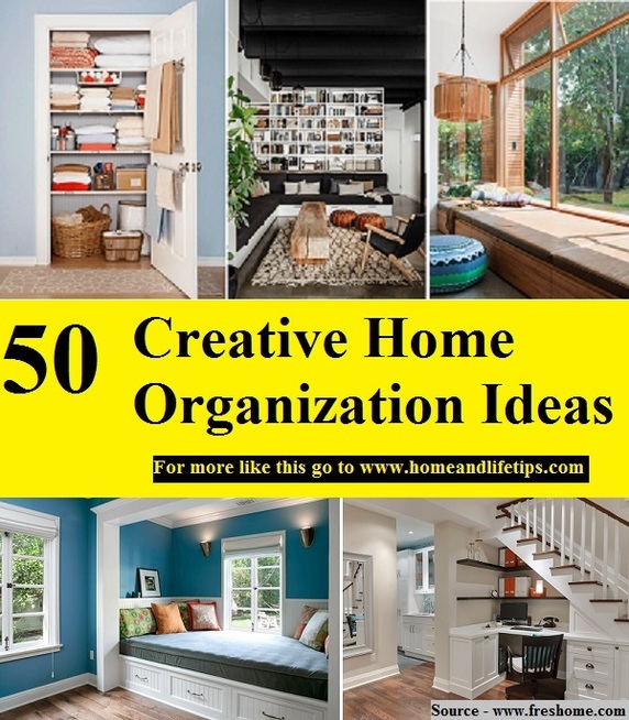 50 Creative Home Organization Ideas