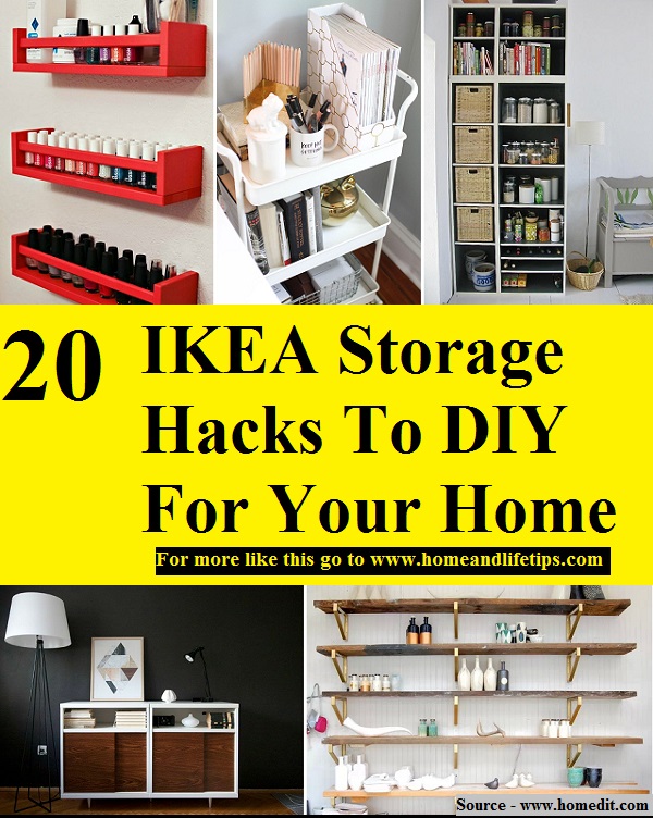 20 IKEA Storage Hacks To DIY For Your Home