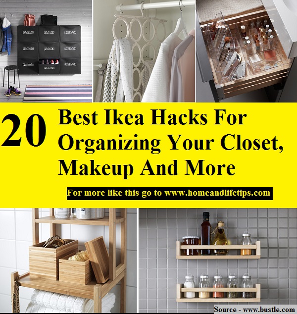 20 Best Ikea Hacks For Organizing Your Closet, Makeup And More