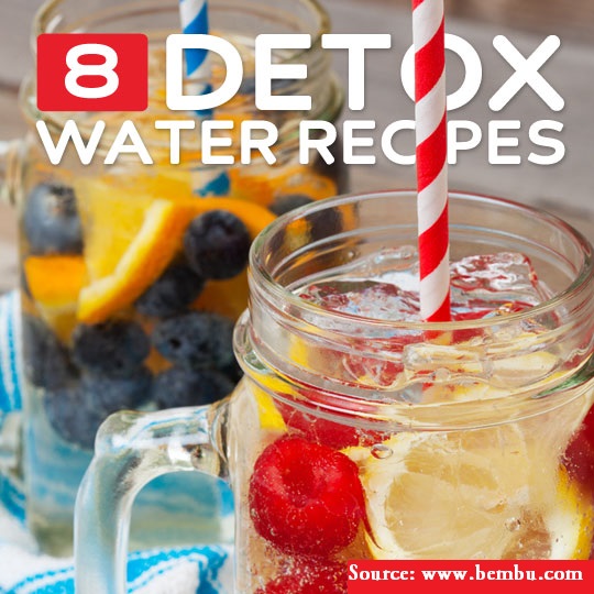 8 Detox Water Recipes to Flush Your Liver