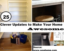 25 Clever Updates to Make Your Home Awesome