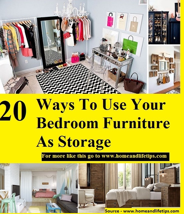 20 Ways To Use Your Bedroom Furniture As Storage