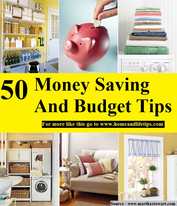 50 Money Saving And Budget Tips