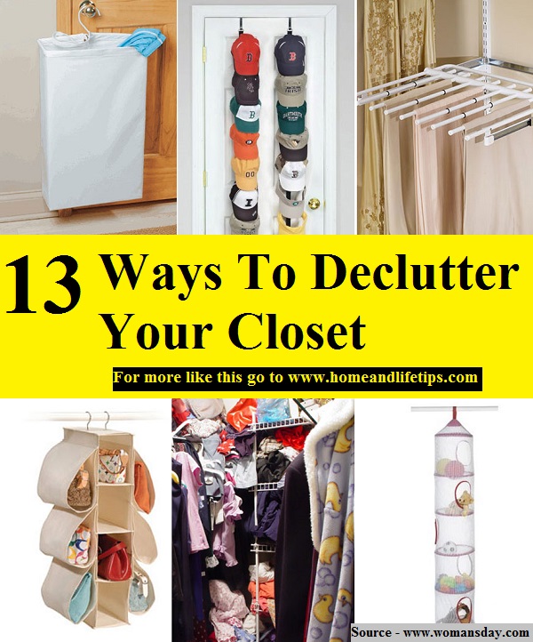 13 Ways To Declutter Your Closet