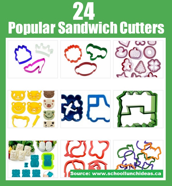 24 Popular Sandwich Cutters for Kids