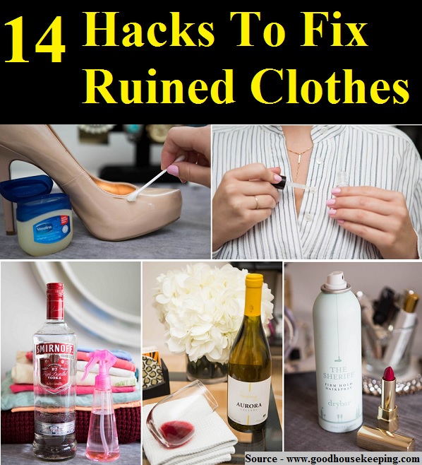 14 Hacks To Fix Ruined Clothes
