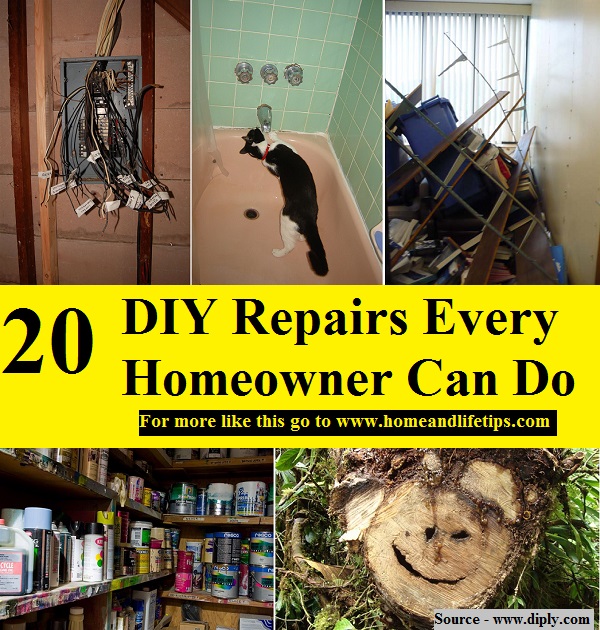 20 DIY Repairs Every Homeowner Can Do