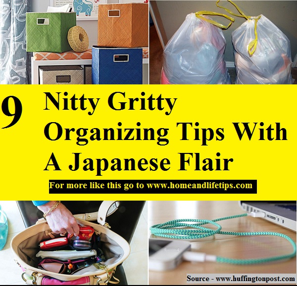 9 NITTY GRITTY ORGANIZING TIPS WITH A  JAPANESE FLAIR