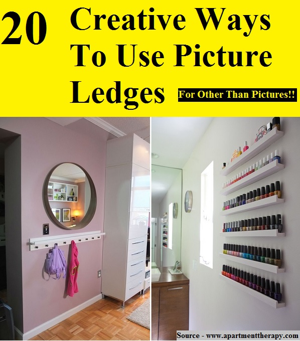 20 Creative Ways To Use Picture Ledges