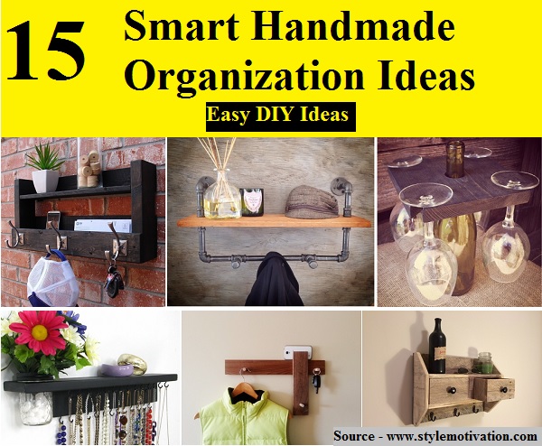 15 Smart Handmade Organization Ideas