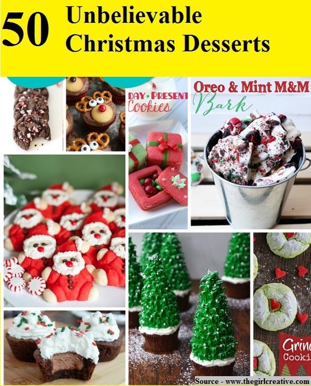 50 Unbelievable Christmas Desserts