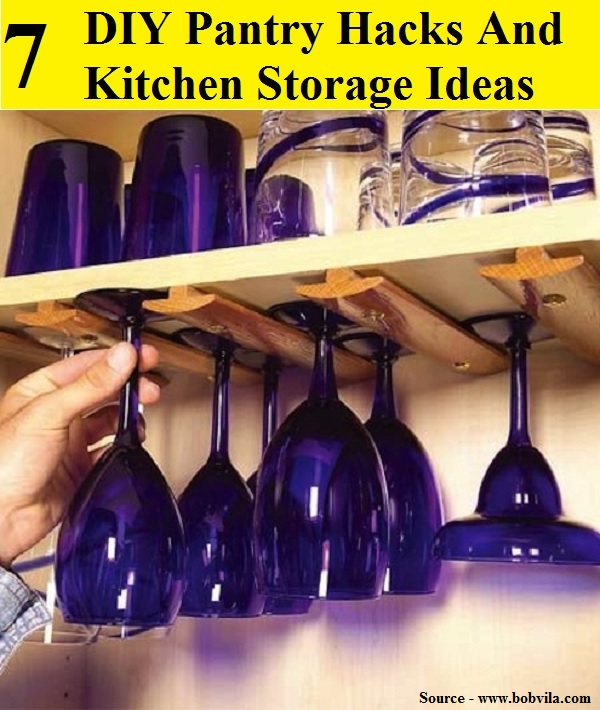 7 DIY Pantry Hacks And Kitchen Storage Ideas