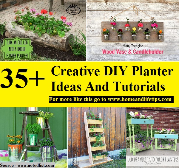 35+ Creative DIY Planter Ideas And Tutorials