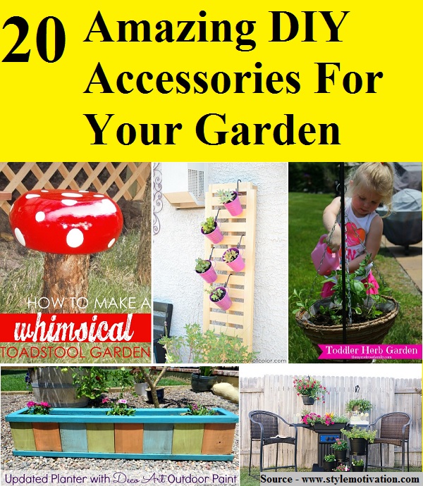 20 Amazing DIY Accessories For Your Garden