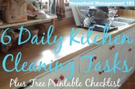 6 Daily Kitchen Cleaning Tips