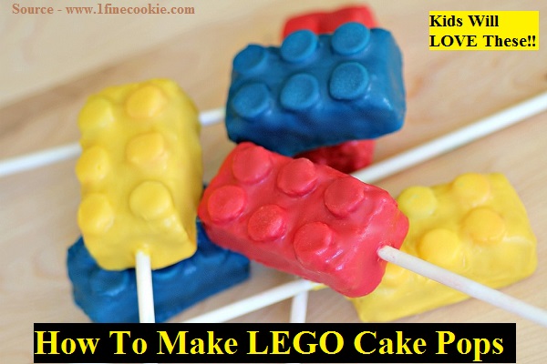 How To Make Amazing Lego Cake Pops