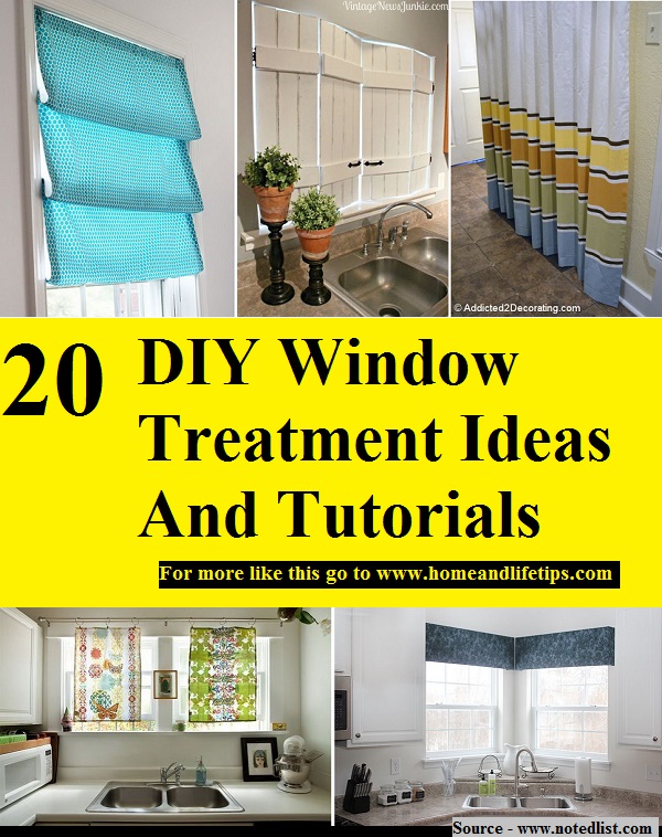 20 DIY Window Treatment Ideas And Tutorials