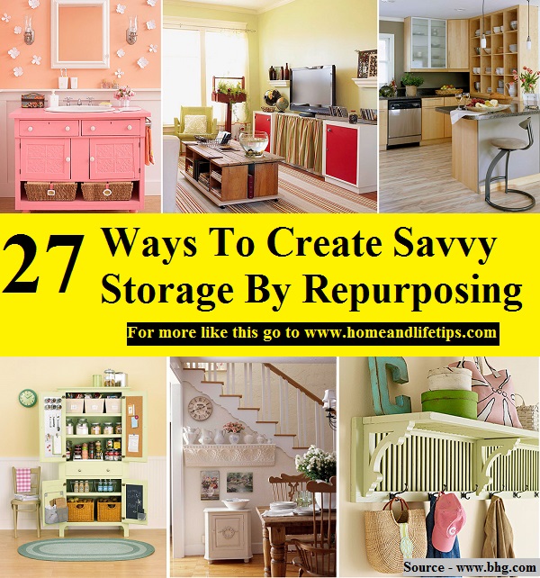 27 Ways To Create Savvy Storage By Repurposing