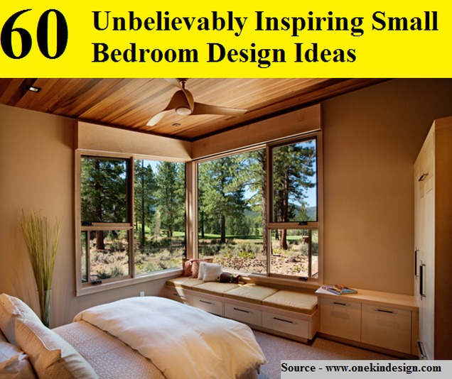 60 Unbelievably Inspiring Small Bedroom Design Ideas
