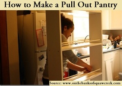 How to Make a Pull Out Pantry