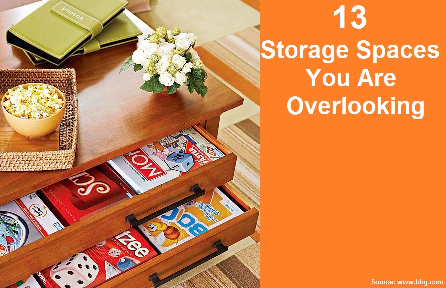 13 Storage Spaces You Are Overlooking