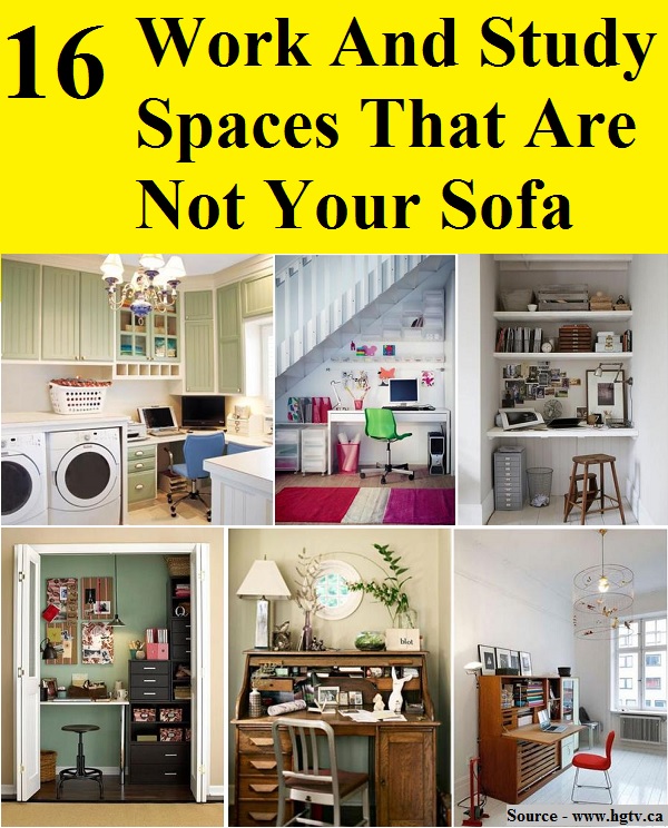 16 Work And Study Spaces That Are Not Your Sofa