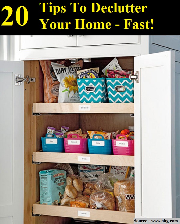 20 Tips To Declutter Your Home - Fast!