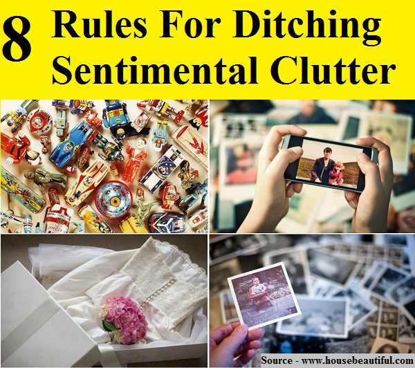 8 Rules For Ditching Sentimental Clutter