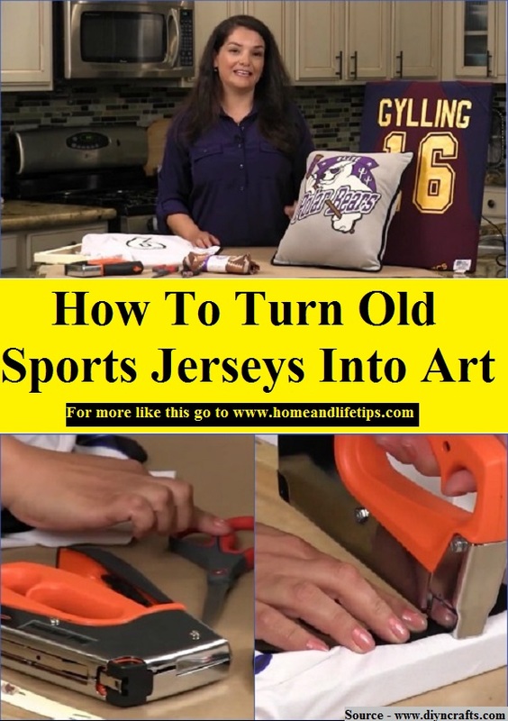 How To Turn Old Sports Jerseys Into Art