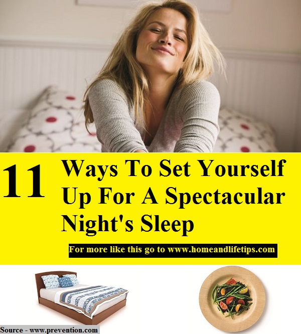 11 Ways To Set Yourself Up For A Spectacular Night's Sleep