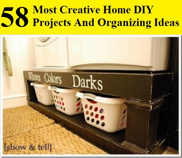 58 Most Creative Home Organizing Ideas And DIY Projects