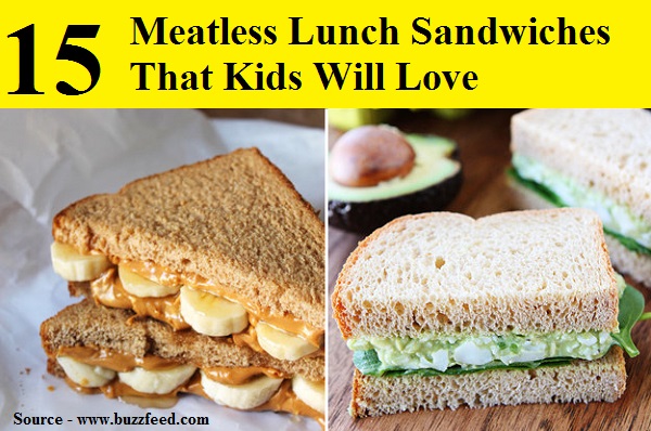 15 Meatless Lunch Sandwiches That Kids Will Love